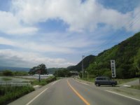 国道299号　麦草峠手前